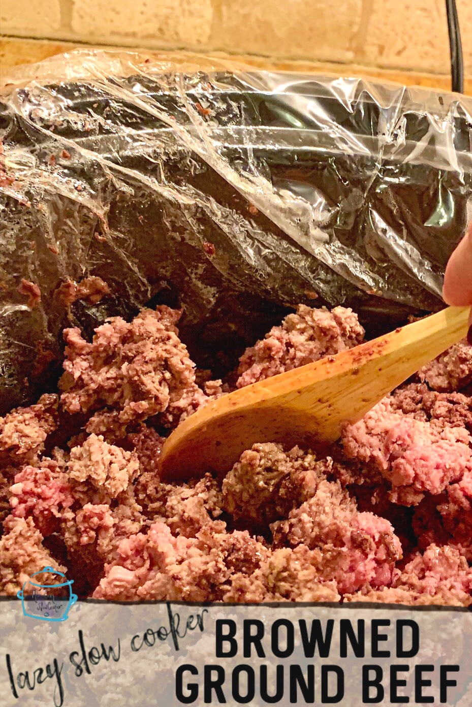 Lazy Browned Ground Beef (or turkey) The Lazy Slow Cooker