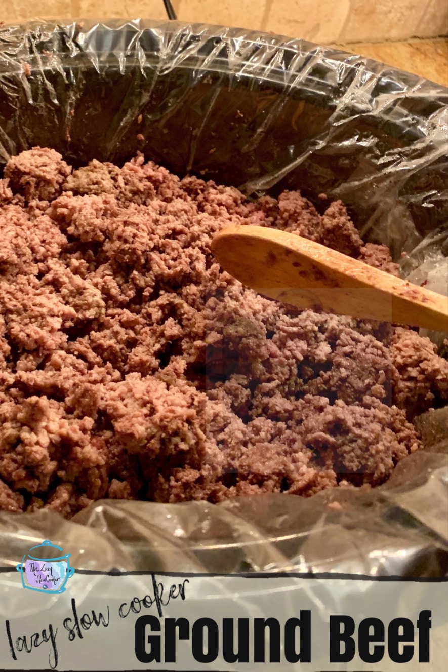 Lazy Browned Ground Beef (or turkey) The Lazy Slow Cooker