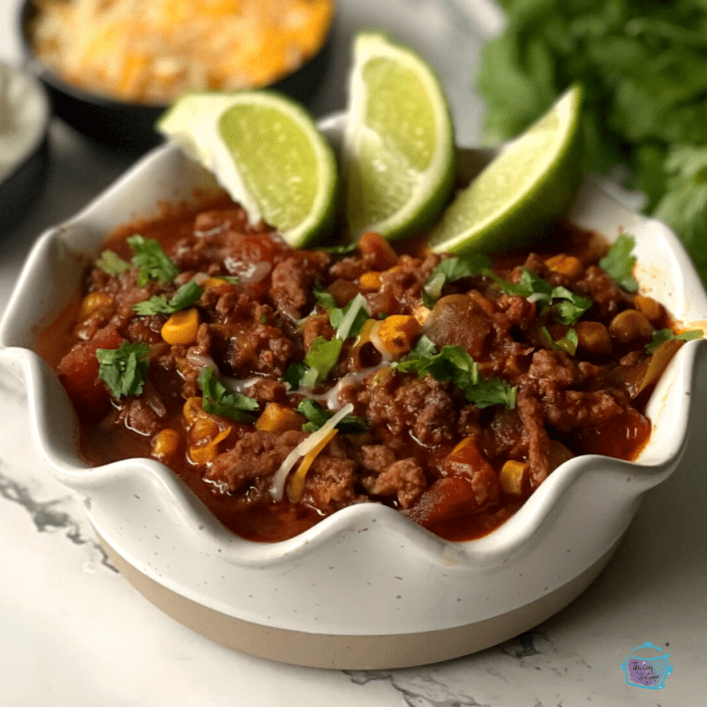 Slow Cooker Chili – No Beans