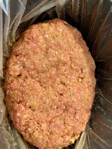uncooked meatloaf in pan