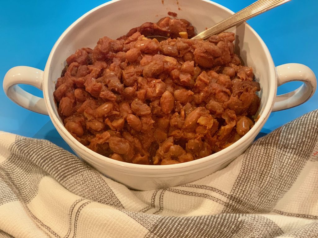 Bowl of baked beans