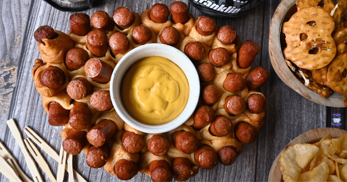 Slow Cooker Hot Dog Pull-Apart
