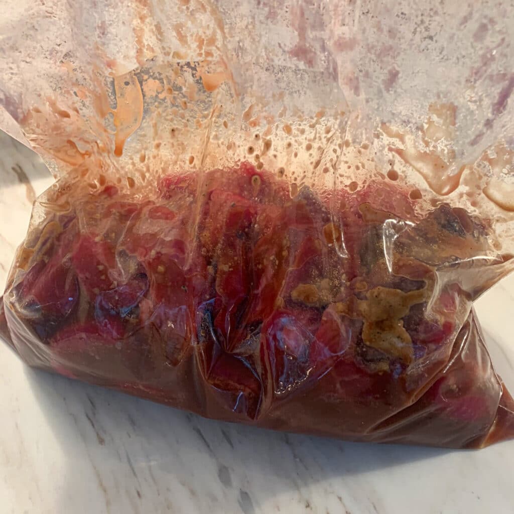 raw ingredients in bag