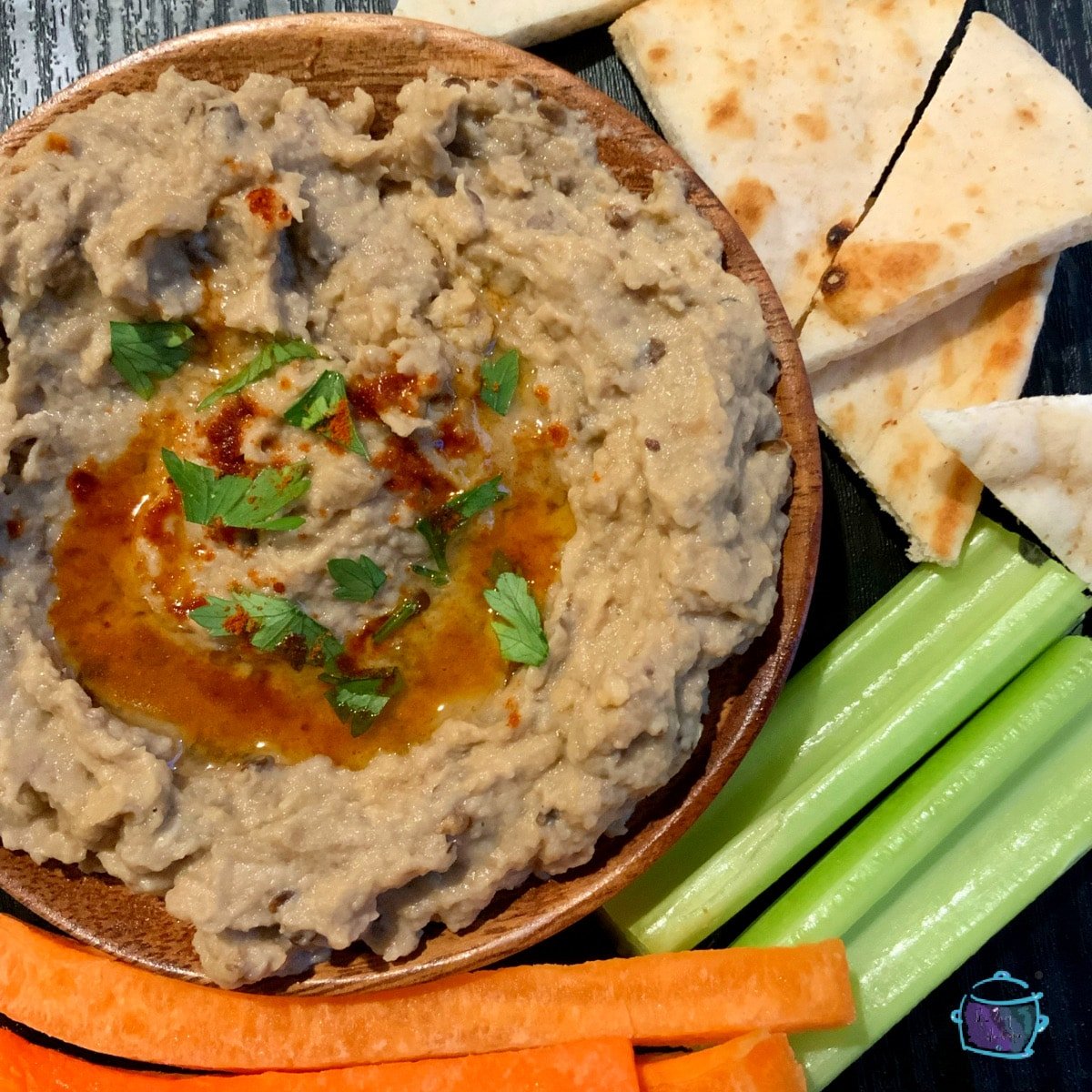 Lazy Slow Cooker Baba Ghanoush