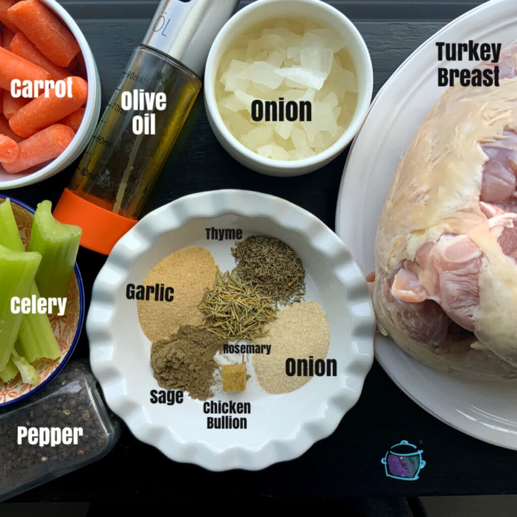 turkey breast ingredients with lables