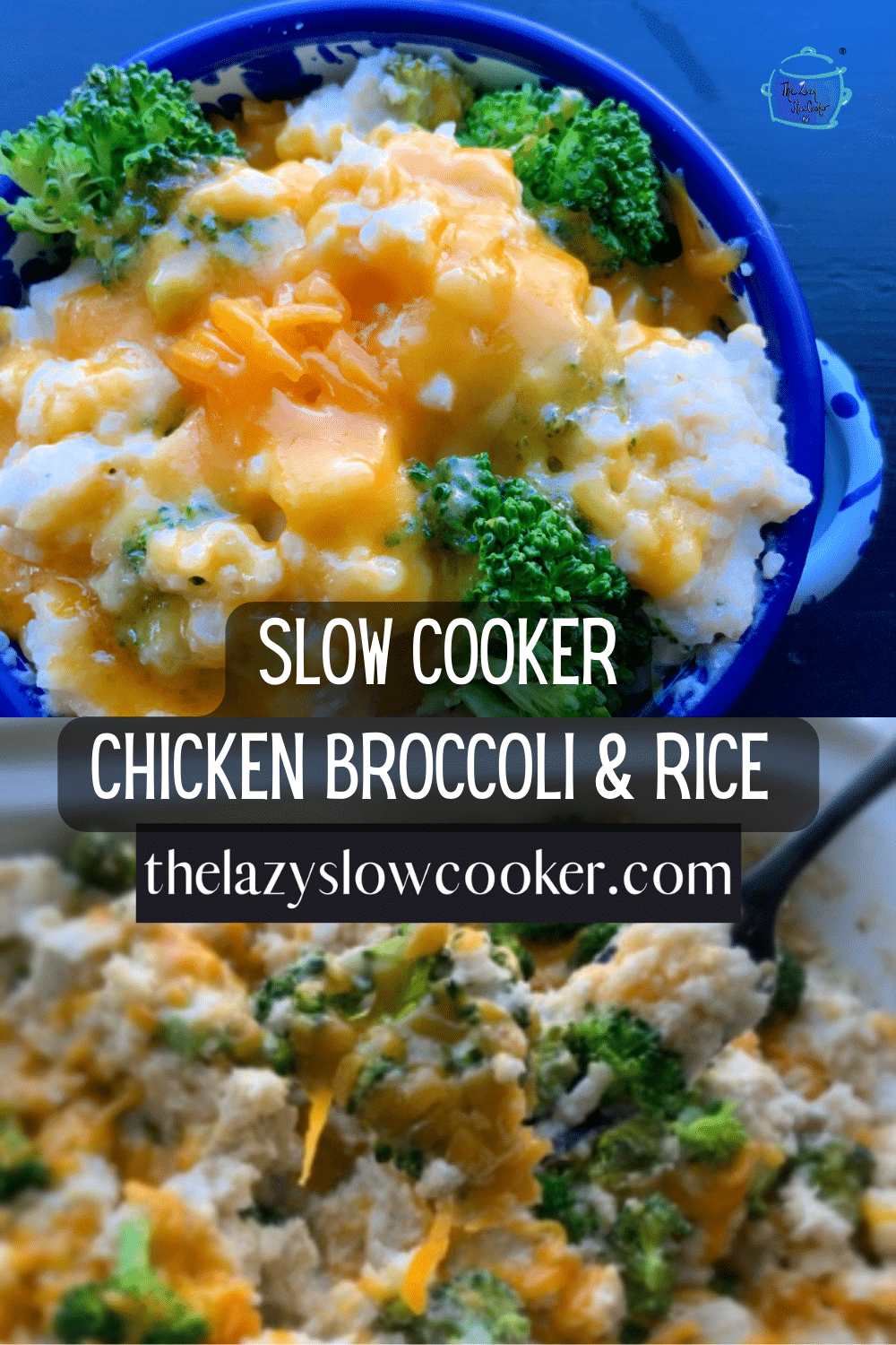 Lazy Slow Cooker Chicken Broccoli & Rice - The Lazy Slow Cooker