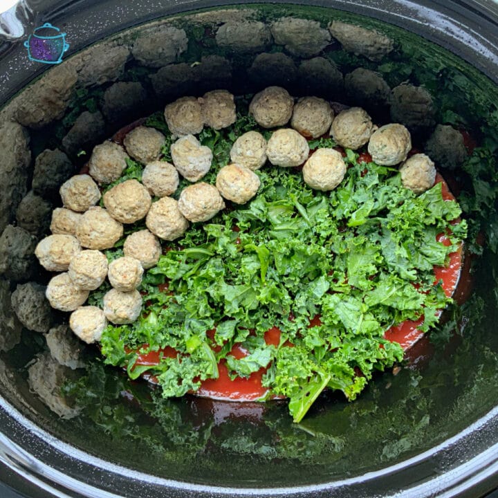 Slow Cooker Cheesy Meatball Casserole The Lazy Slow Cooker