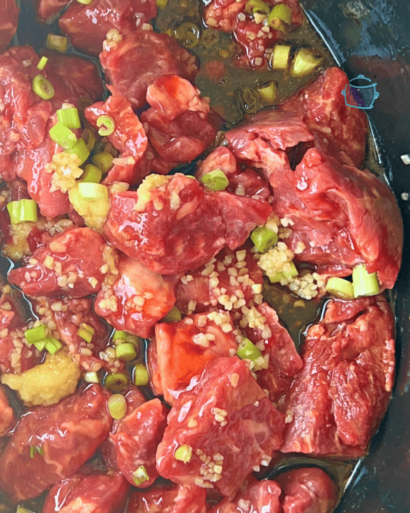 beef lettuce slow cooker lettuce wraps meat before cooking