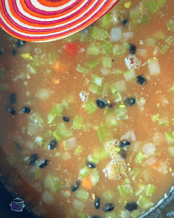 Slow Cooker Black Bean Soup - The Lazy Slow Cooker