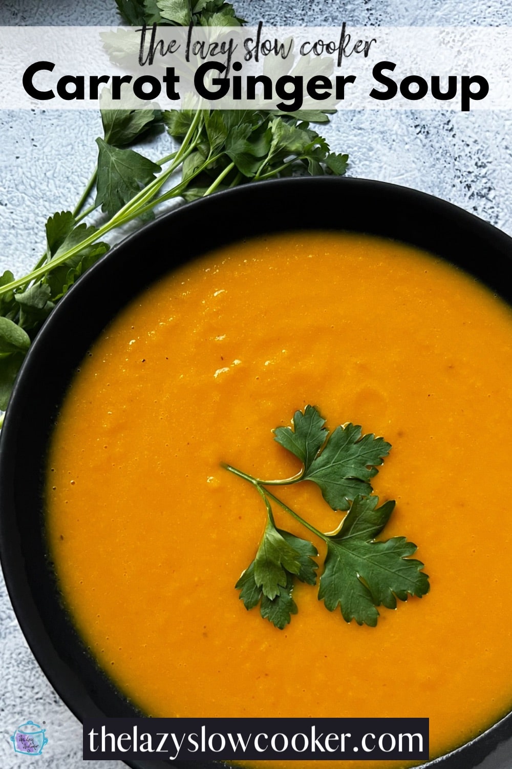 Slow Cooker Carrot Ginger Soup The Lazy Slow Cooker
