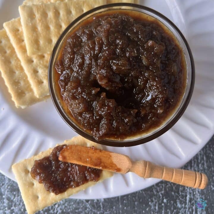 Slow Cooker Maple Onion Jam The Lazy Slow Cooker