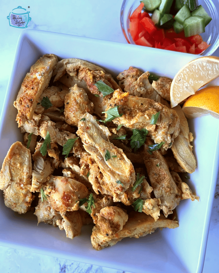Slow Cooker Chicken Shawarma The Lazy Slow Cooker