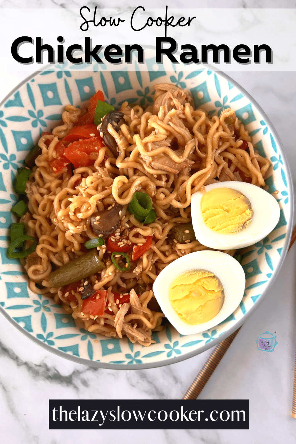 Slow Cooker Chicken Ramen The Lazy Slow Cooker