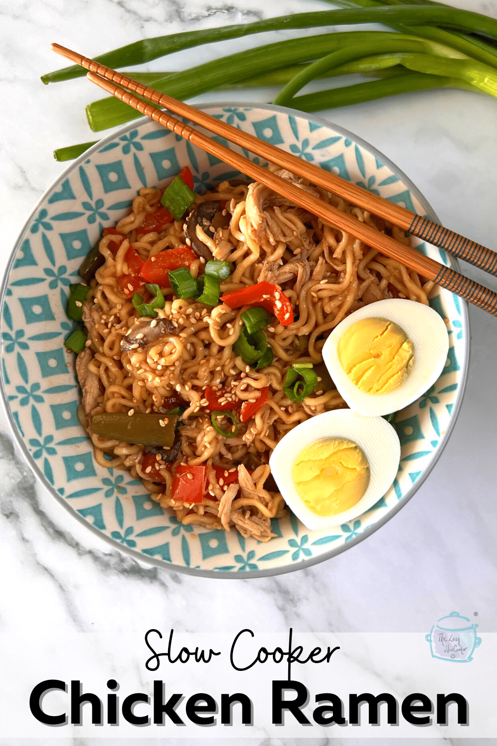 Slow Cooker Chicken Ramen The Lazy Slow Cooker