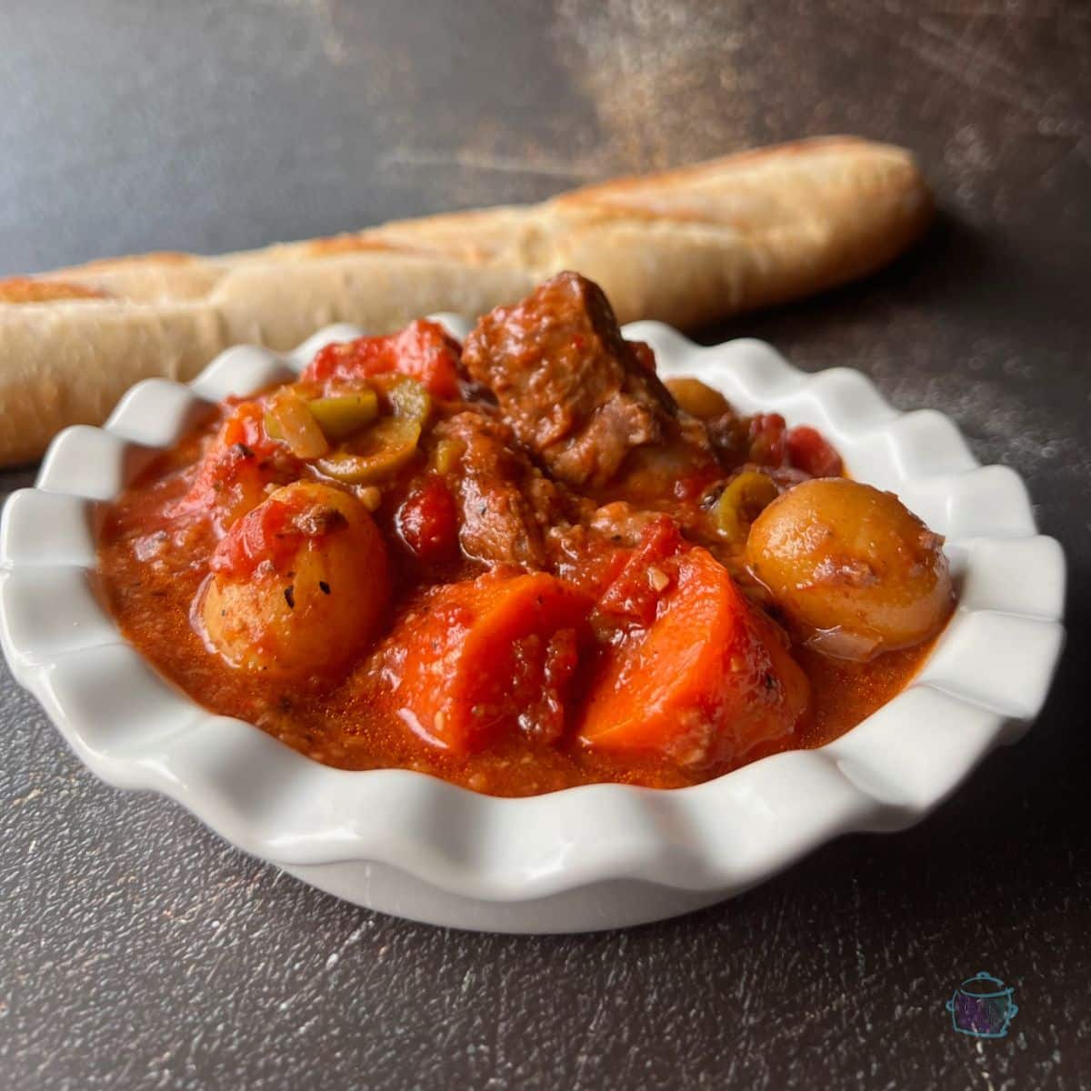 Slow Cooker Spanish Beef Stew | The Lazy Slow Cooker