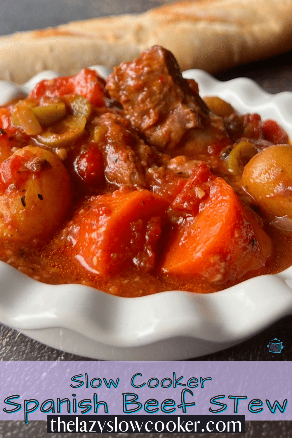 Slow Cooker Spanish Beef Stew The Lazy Slow Cooker
