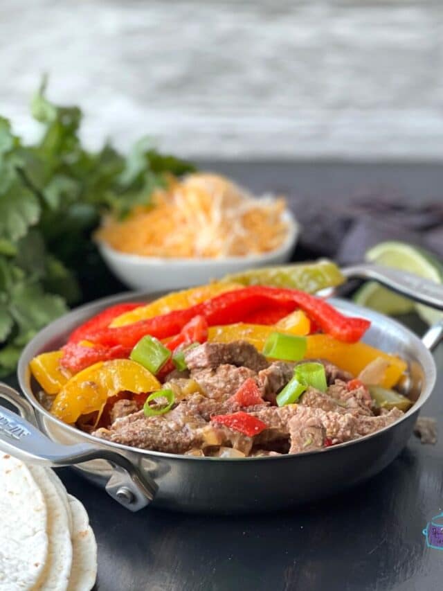 Easy Slow Cooker Beef Fajitas The Lazy Slow Cooker