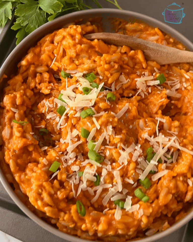 Slow Cooker Orzo In Vegetable Sauce The Lazy Slow Cooker