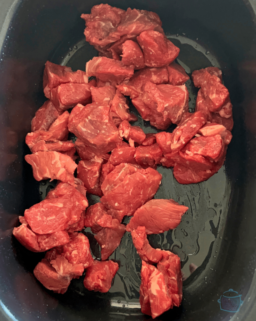 stew meat in slow cooker